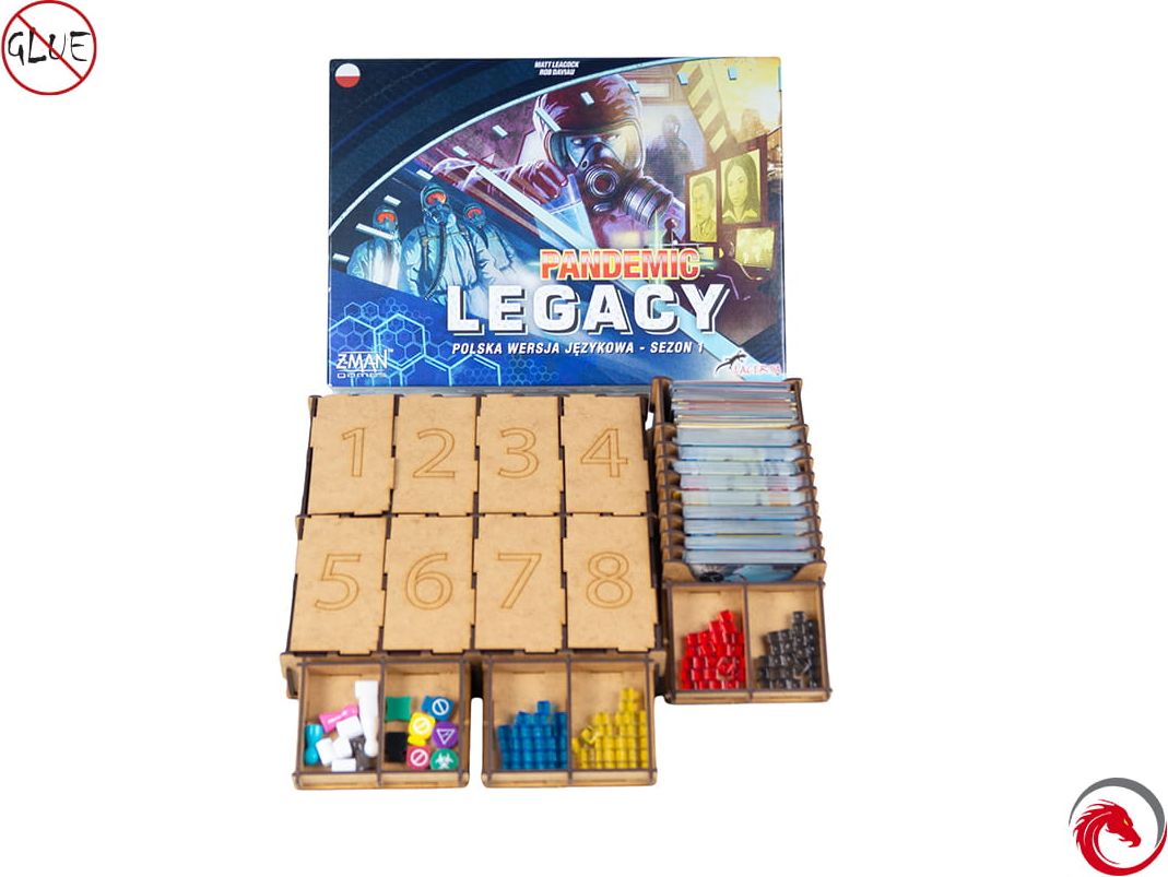 e-Raptor Pandemic Legacy Season 1 + 2 Insert - obrázek 1
