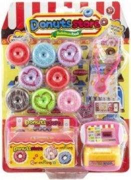 Prodejna donutů/koblih s doplňky plast na kartě - obrázek 1