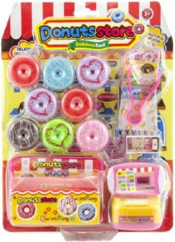 Prodejna donutů/koblih s doplňky plast na kartě - obrázek 2
