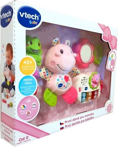 Vtech První dárek pro miminko CZ - růžový - obrázek 2