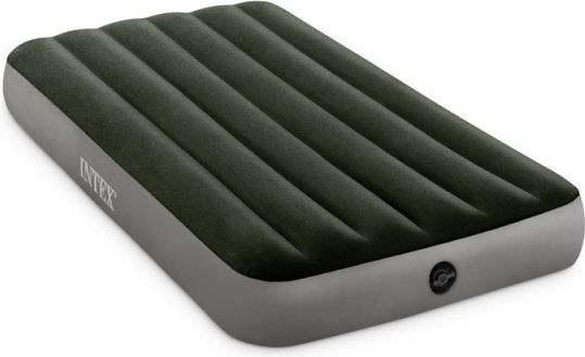 Intex 64777 Nafukovací postel Dura-Beam Twin Prestige 99 x 191 x 25 cm s ruční pumpou na baterie - obrázek 1