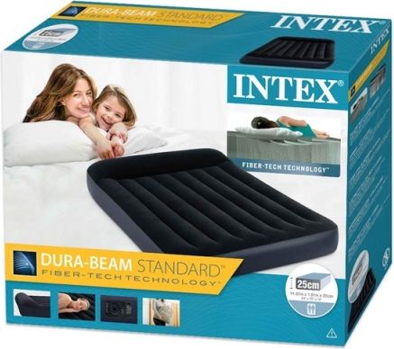 Intex 64148 Nafukovací postel Dura Beam Full Standard 137 x 191 x 25 cm se zvednutým podhlavníkem a zabudovanou pumpou - obrázek 5