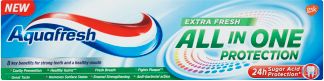 Aquafresh All in One Protection Extra Fresh zubní pasta s fluoridem  75 ml - obrázek 1