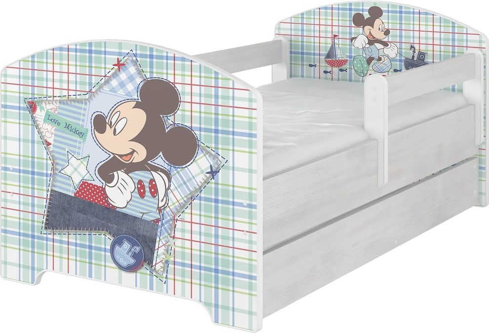 Dětská postel Ourbaby Blue Mickey Mouse 160x80 cm - obrázek 1