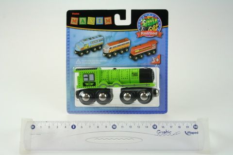 Maxim Parní lokomotiva - zelená - obrázek 1