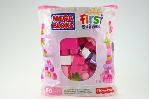 Dudlu Mega Bloks FB Big Building Bag Girls (60) DCH54 - obrázek 1