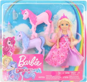 Barbie princezna Chelsea a hříbátko jednorožce GJK17 - obrázek 1