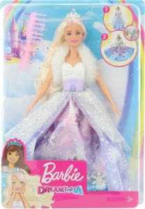 Barbie Sněhová princezna GKH26 - obrázek 1