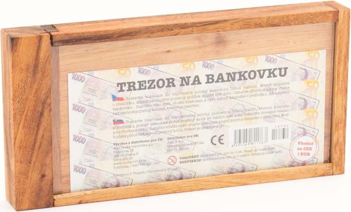ALBI Hlavolam Trezor na bankovku - obrázek 1