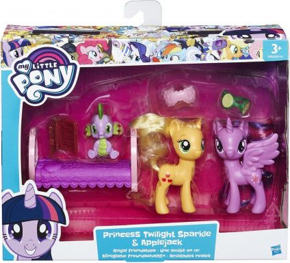 Hasbro My Little Pony Set 2 poníků s doplňky Princess Twilight Sparkle a Applejack - obrázek 1