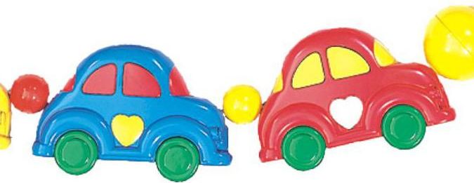 Dětské chrastítko do kočárku Baby Mix autíčka - dle obrázku - obrázek 2