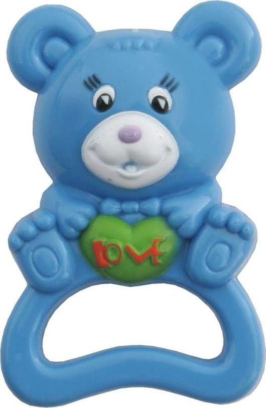 Dětské chrastítko Baby Mix medvěd - modrá - obrázek 1