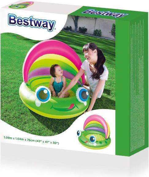 Dětský nafukovací bazén Bestway žabka - zelená - obrázek 2