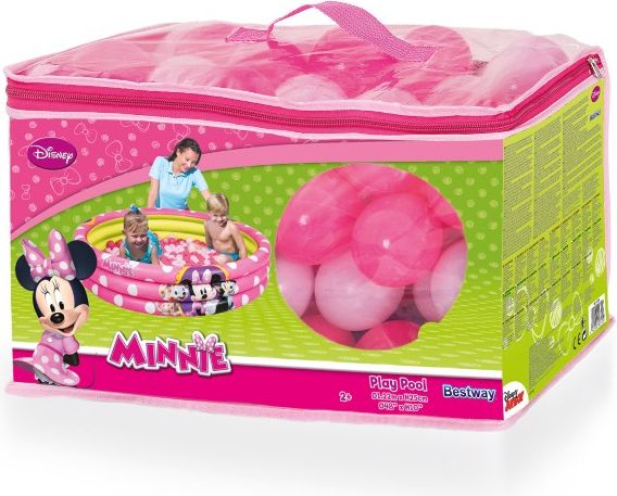 Dětský nafukovací bazén Bestway Minnie s míčky - růžová - obrázek 3