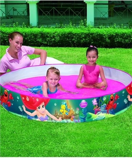 Dětský bazén s pevnou stěnou Bestway Disney Ariel - multicolor - obrázek 4