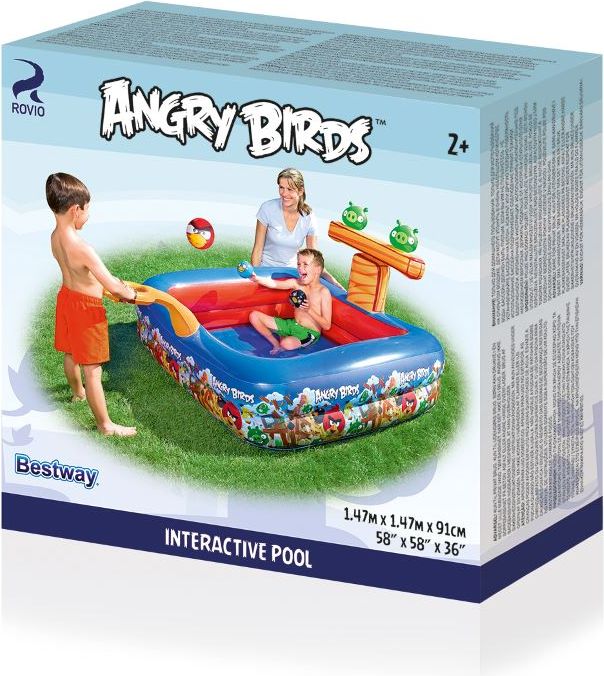 Dětský bazén s hřištěm Bestway Angry Birds - multicolor - obrázek 2