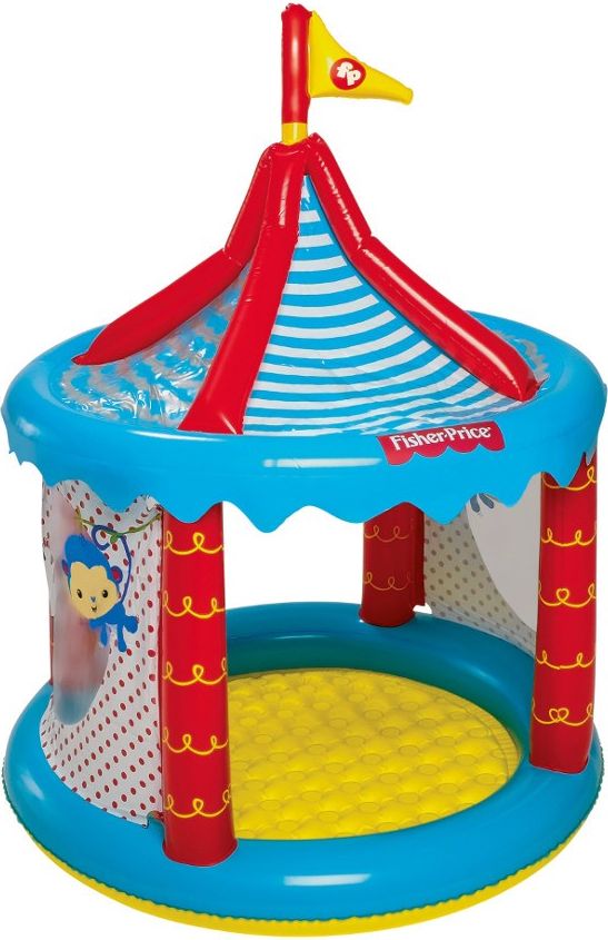 Dětský nafukovací cirkus Fisher-Price s míčky - obrázek 2