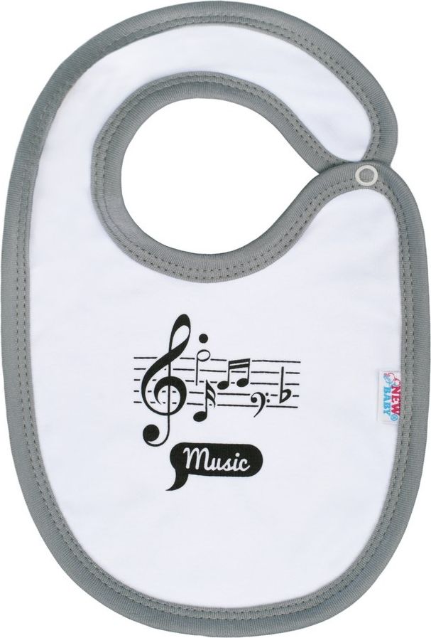 Kojenecký bavlněný bryndák New Baby Music - obrázek 1