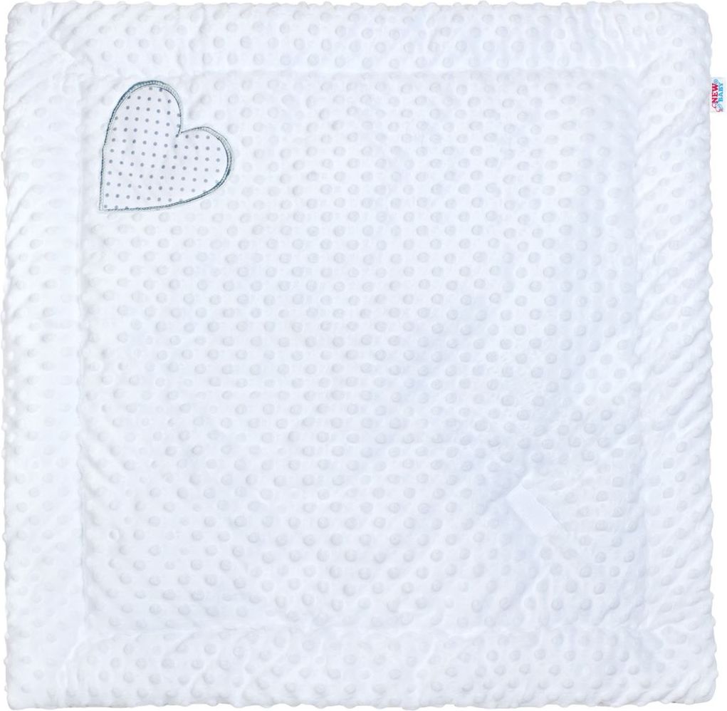 NEW BABY Luxusní MINKY zavinovačka bílá Bavlna/Polyester, 75x75 cm - obrázek 4