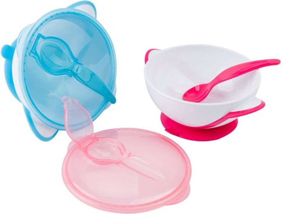 Dětská miska s přísavkou a lžičkou Baby Ono tyrkysová - obrázek 5