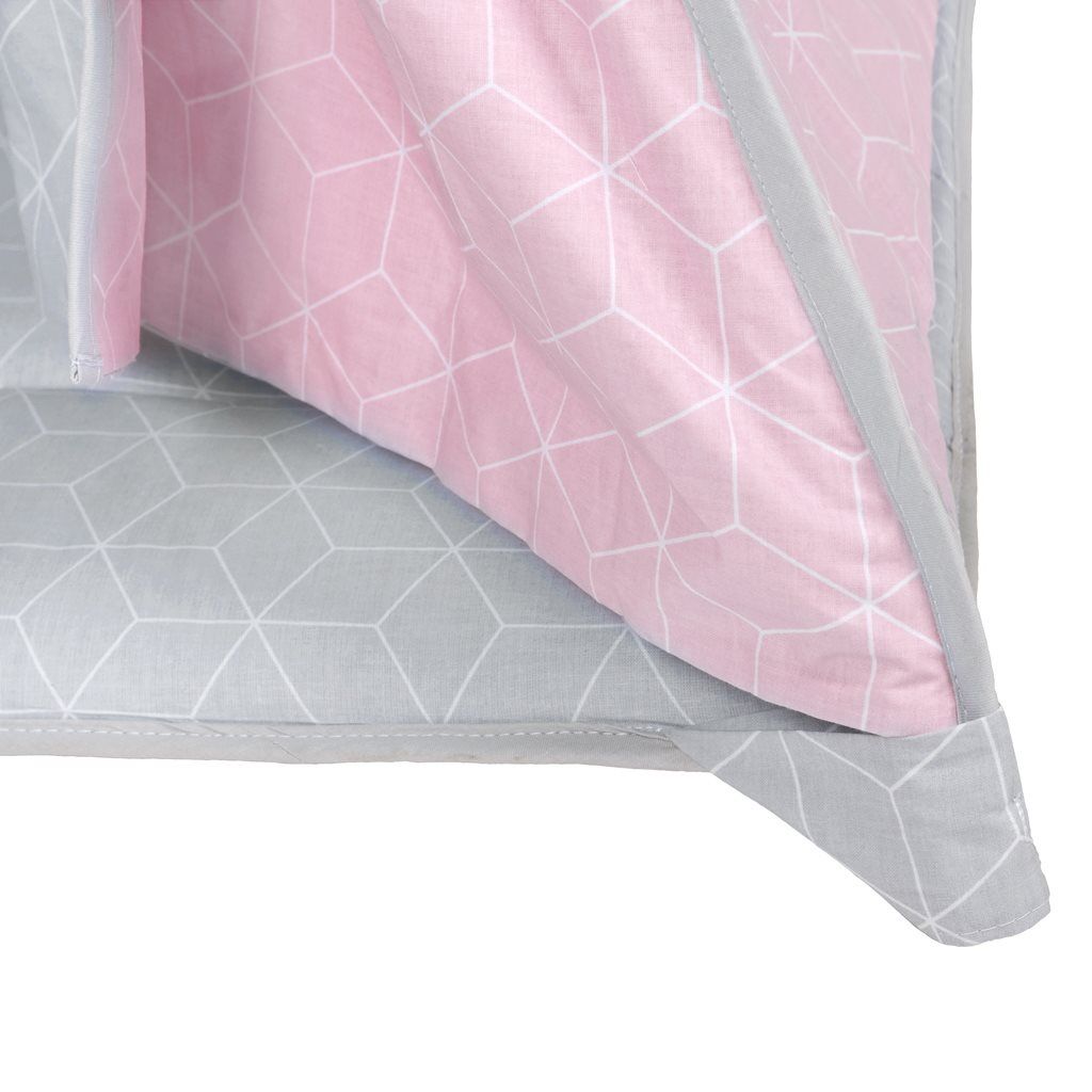 PLAYTO Dětský luxusní stan Teepee PlayTo růžový - obrázek 5