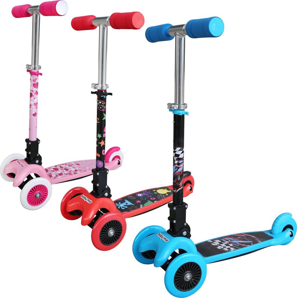 Dětská koloběžka Baby Mix Scooter pink - růžová - obrázek 2