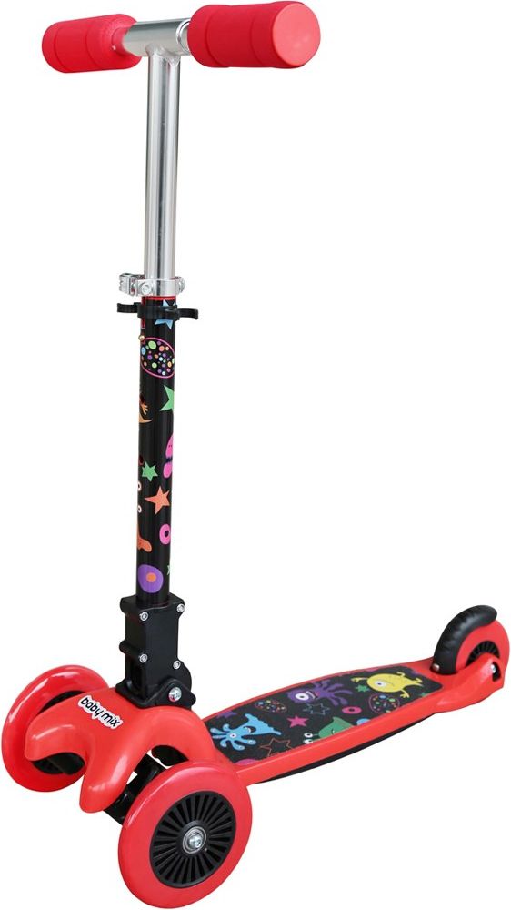 Dětská koloběžka Baby Mix Scooter red - červená - obrázek 1