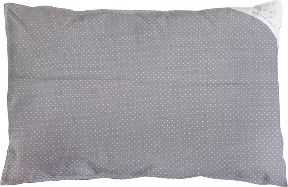 Eva Kiedroňová Povlak na polštář šedý s puntíky - 60x40cm - šedá - obrázek 1