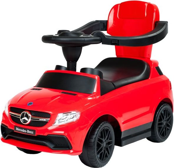 Dětské odrážedlo s vodící tyčí Mercedes Benz Bayo red - červená - obrázek 2