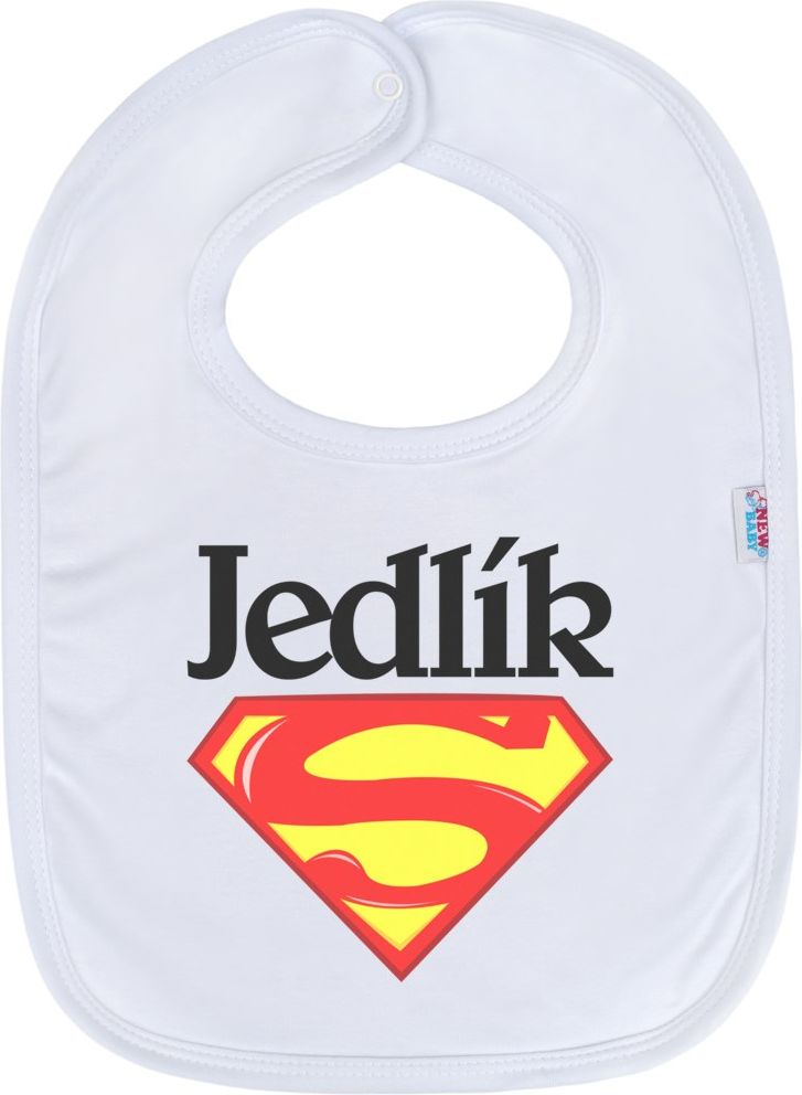Kojenecký bavlněný bryndák New Baby Jedlík - obrázek 1