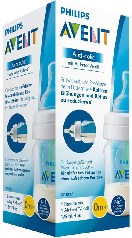 Avent Láhev Anticolic s ventilem AirFree 1 ks Bílá 125 ml - obrázek 10
