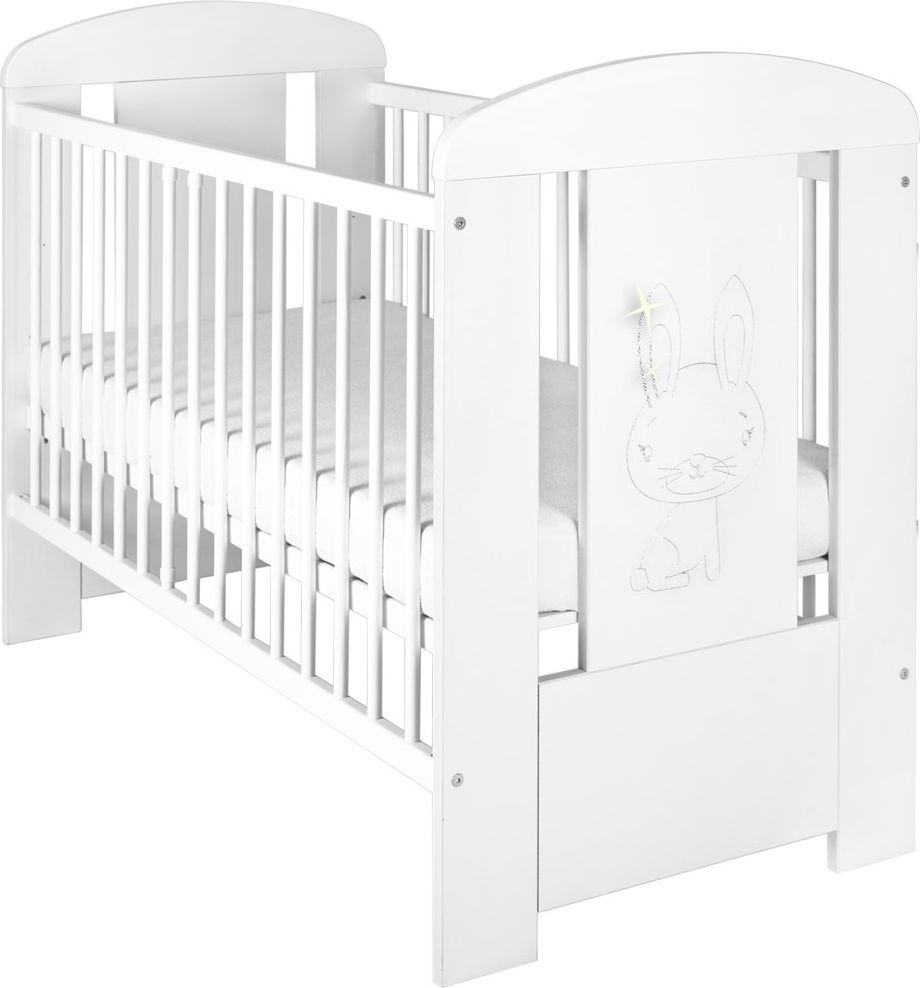 Dětská postýlka New Baby Králíček standard bílá - obrázek 1