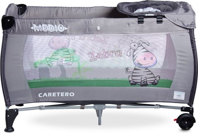 Cestovní postýlka CARETERO Medio Varianta: purple - růžová - obrázek 17