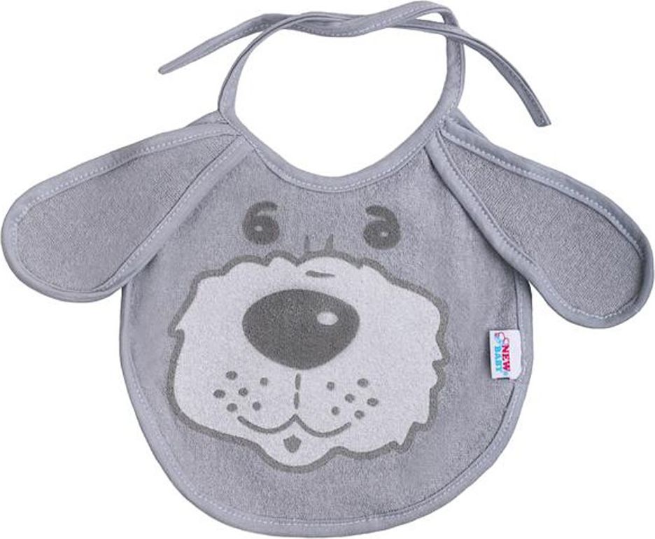Dětský bryndák New Baby šedý - obrázek 9