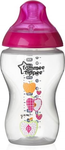 Tommee Tippee Kojenecká láhev C2N růžová 2ks 340ml 3m+ - obrázek 2