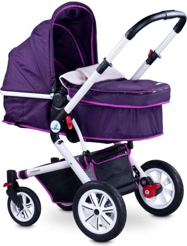 Dětský kočárek 2v1 Caretero Compass Varianta: grey - šedá - obrázek 4