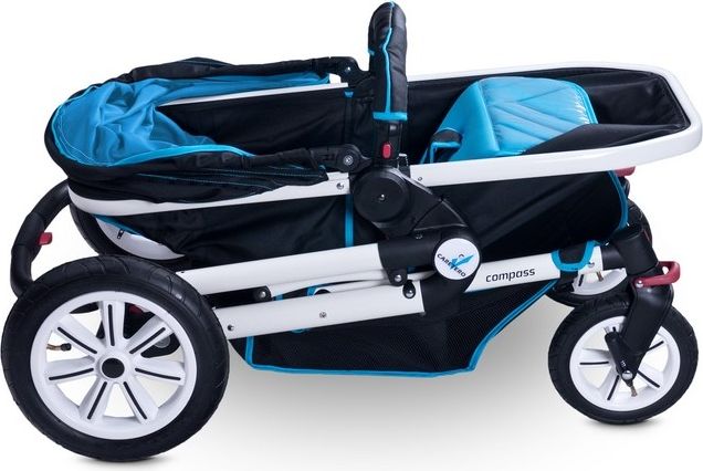 Dětský kočárek 2v1 Caretero Compass Varianta: grey - šedá - obrázek 11
