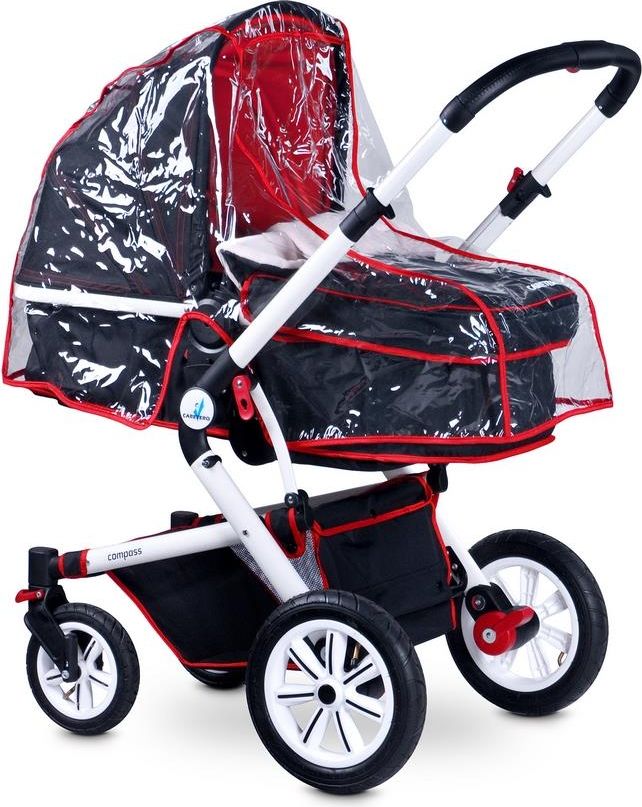 Dětský kočárek 2v1 Caretero Compass Varianta: grey - šedá - obrázek 13