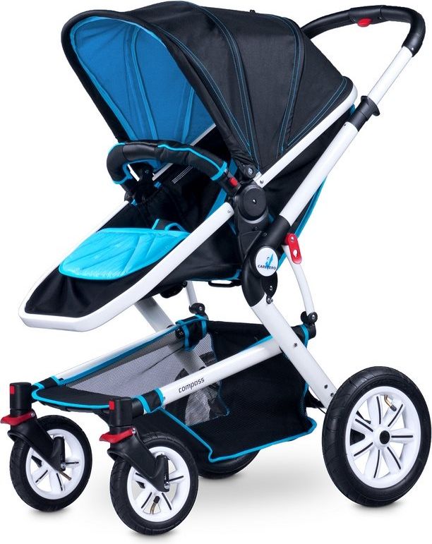 Dětský kočárek 2v1 Caretero Compass Varianta: grey - šedá - obrázek 17