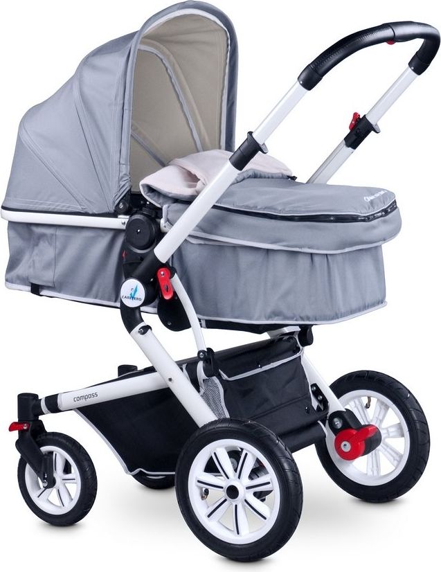 Dětský kočárek 2v1 Caretero Compass Varianta: grey - šedá - obrázek 25