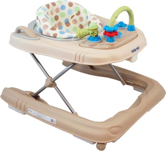 Dětské chodítko Baby Mix 2v1 Varianta: latte - béžová - obrázek 1