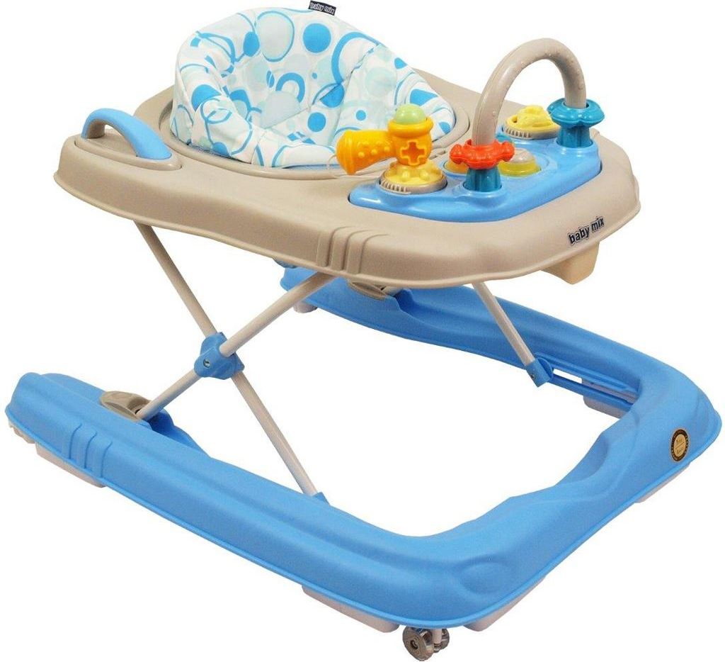 Dětské chodítko Baby Mix 2v1 Varianta: latte - béžová - obrázek 3