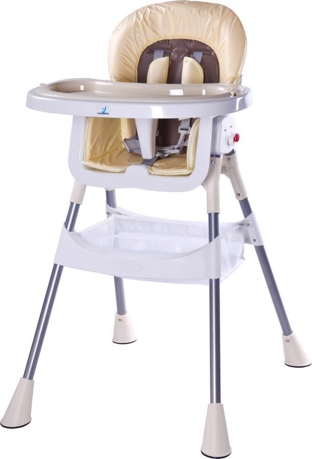 Jídelní židlička CARETERO Pop Varianta: cappuccino - béžová - obrázek 8