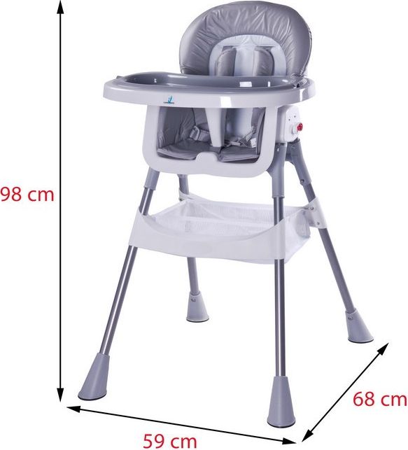 Jídelní židlička CARETERO Pop Varianta: brown - hnědá - obrázek 49