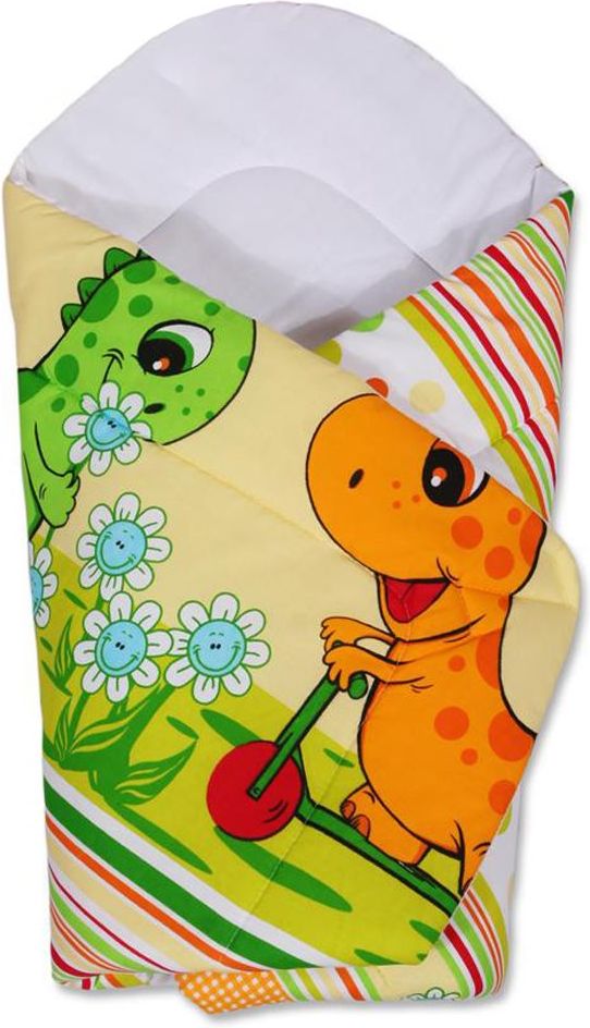 Dětská zavinovačka New Baby modrá s dinem - obrázek 2