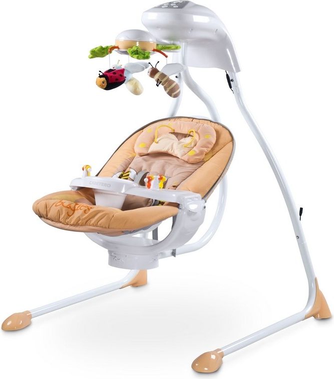 Dětská houpačka CARETERO Bugies Varianta: beige - béžová - obrázek 2