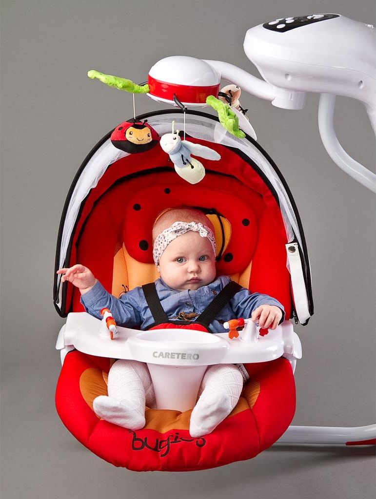 Dětská houpačka CARETERO Bugies Varianta: beige - béžová - obrázek 43