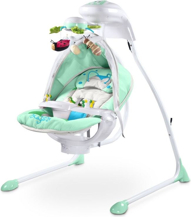 Dětská houpačka CARETERO Bugies Varianta: beige - béžová - obrázek 44
