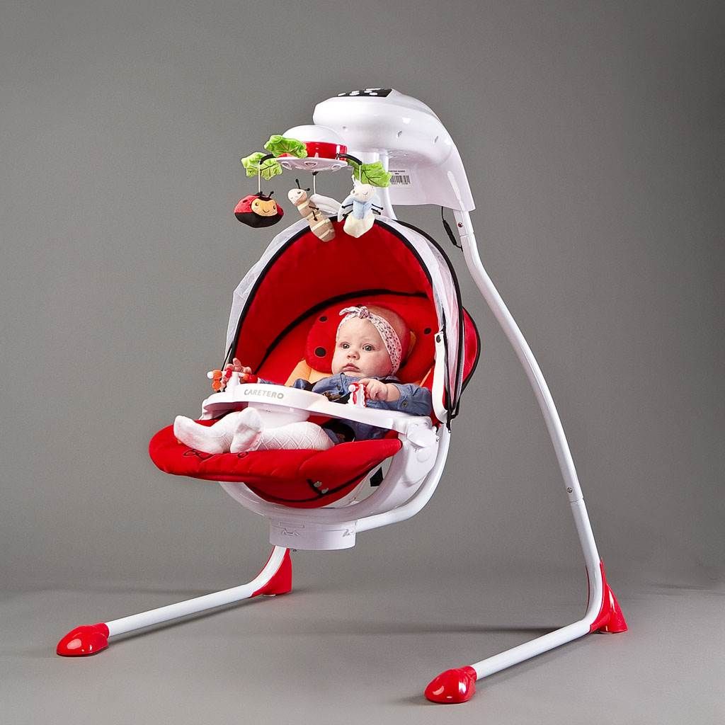 Dětská houpačka CARETERO Bugies Varianta: beige - béžová - obrázek 51