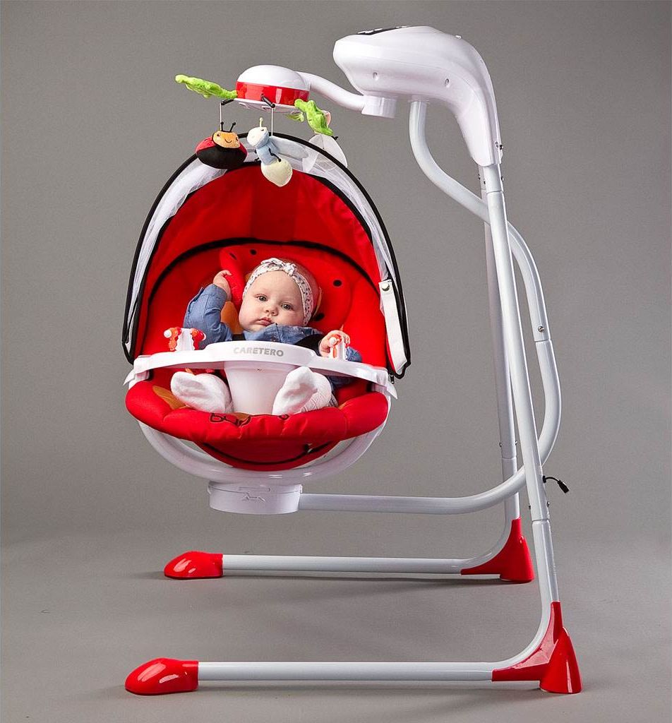 Dětská houpačka CARETERO Bugies Varianta: beige - béžová - obrázek 63